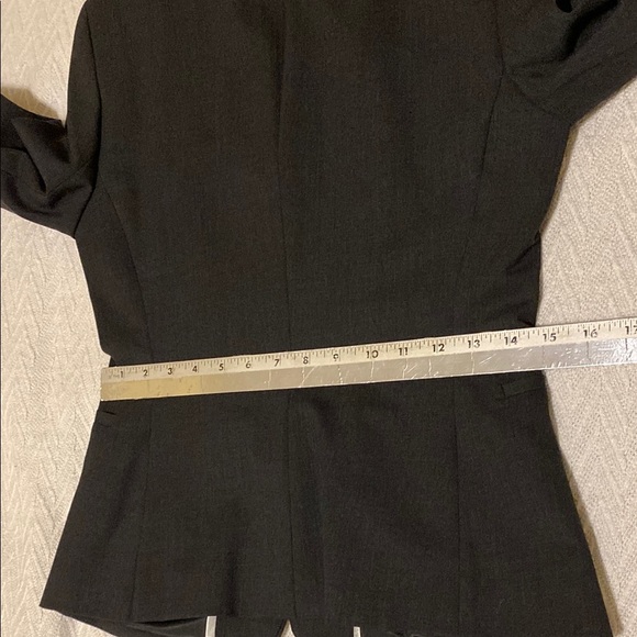 Mexx Wool Blend Dark Gray Blazer Tailored Fit Notched Lapel Y2K Vintage 90’s - Picture 11 of 16